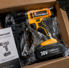 Kit Nakasaki na caixa com bateria 30V
